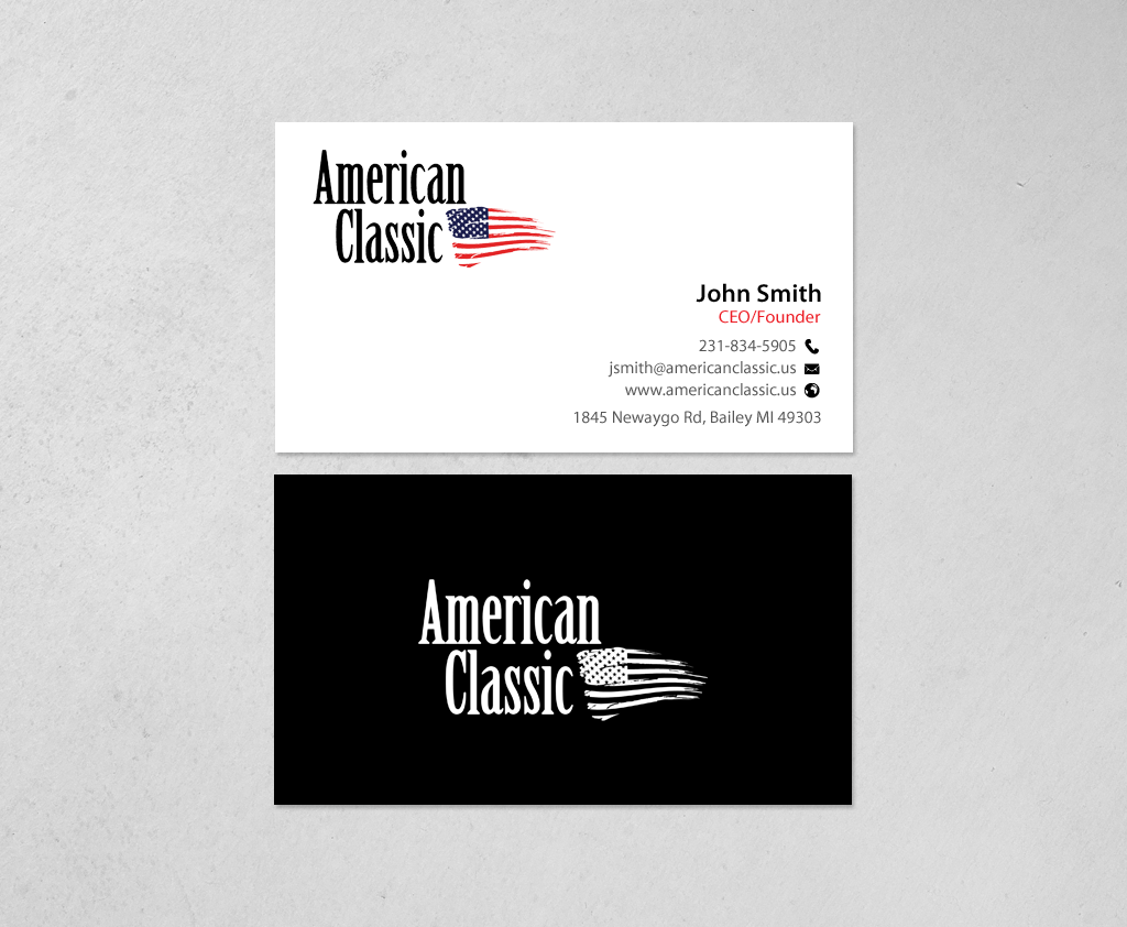 Stationery Design by chandrayaan.creative for American Classic | Design #13399462