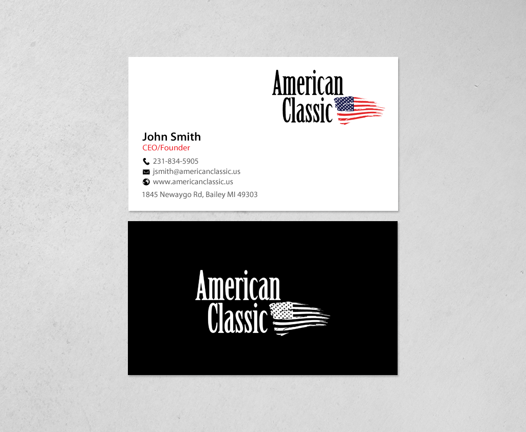 Stationery Design by chandrayaan.creative for American Classic | Design #13399469
