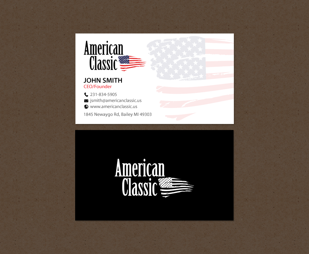 Stationery Design by chandrayaan.creative for American Classic | Design #13399475
