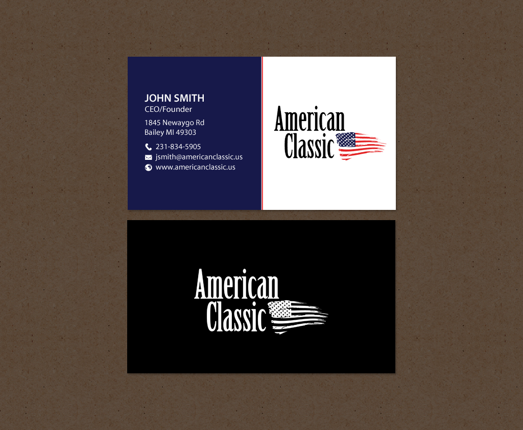 Stationery Design by chandrayaan.creative for American Classic | Design #13399476