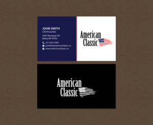 Schreibwaren-Design von chandrayaan.creative für American Classic | Design: #13399476