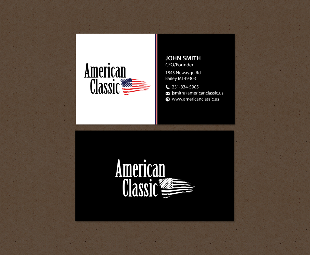Stationery Design by chandrayaan.creative for American Classic | Design #13399478