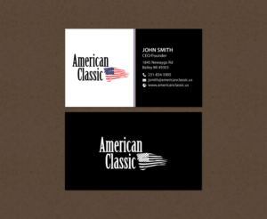 Design de Papeterie par chandrayaan.creative pour American Classic | Design : #13399478