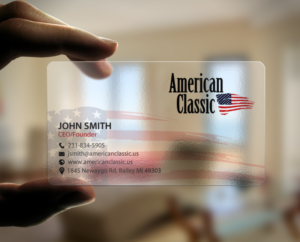 Design de Papeterie par chandrayaan.creative pour American Classic | Design : #13400076