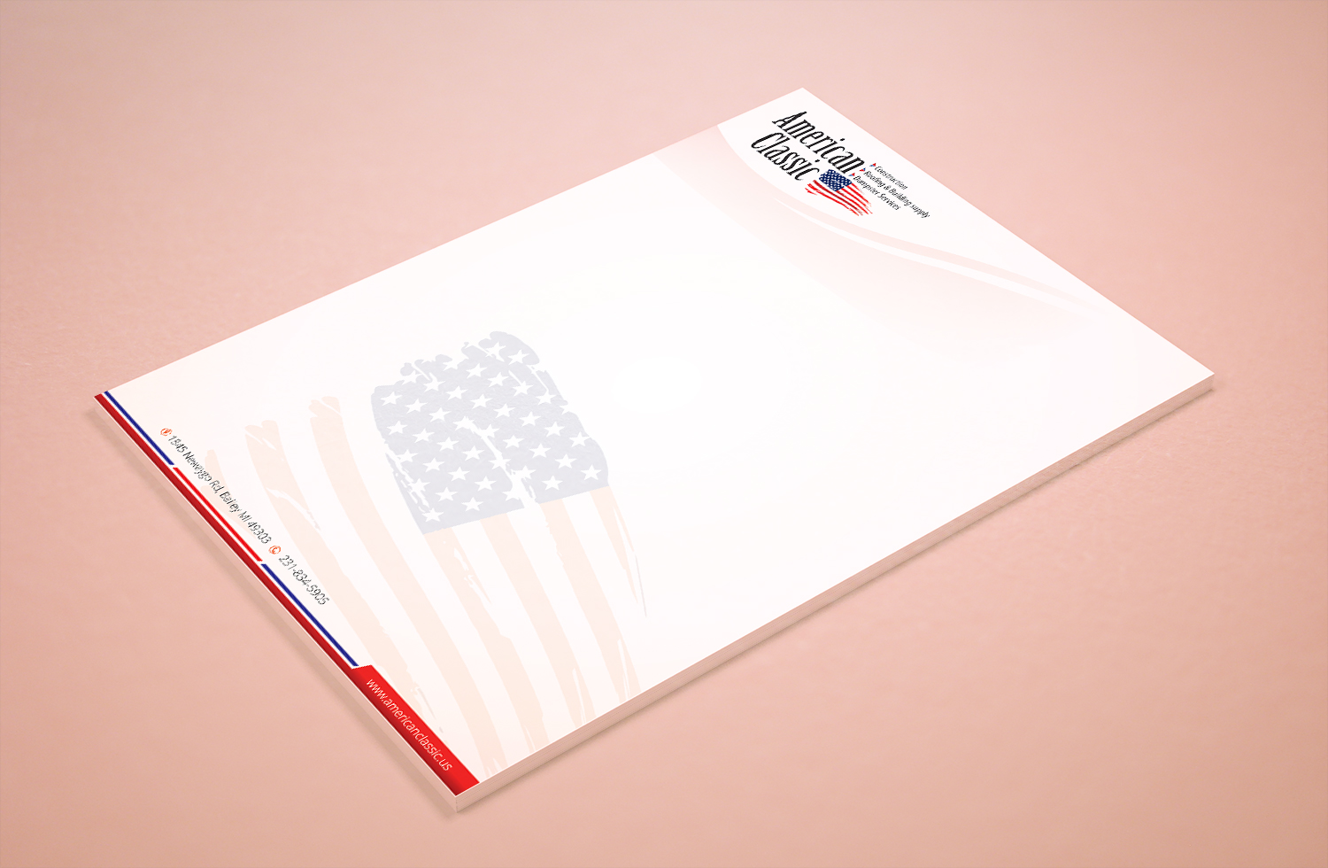 Stationery Design by Petter Goms for American Classic | Design #13411849