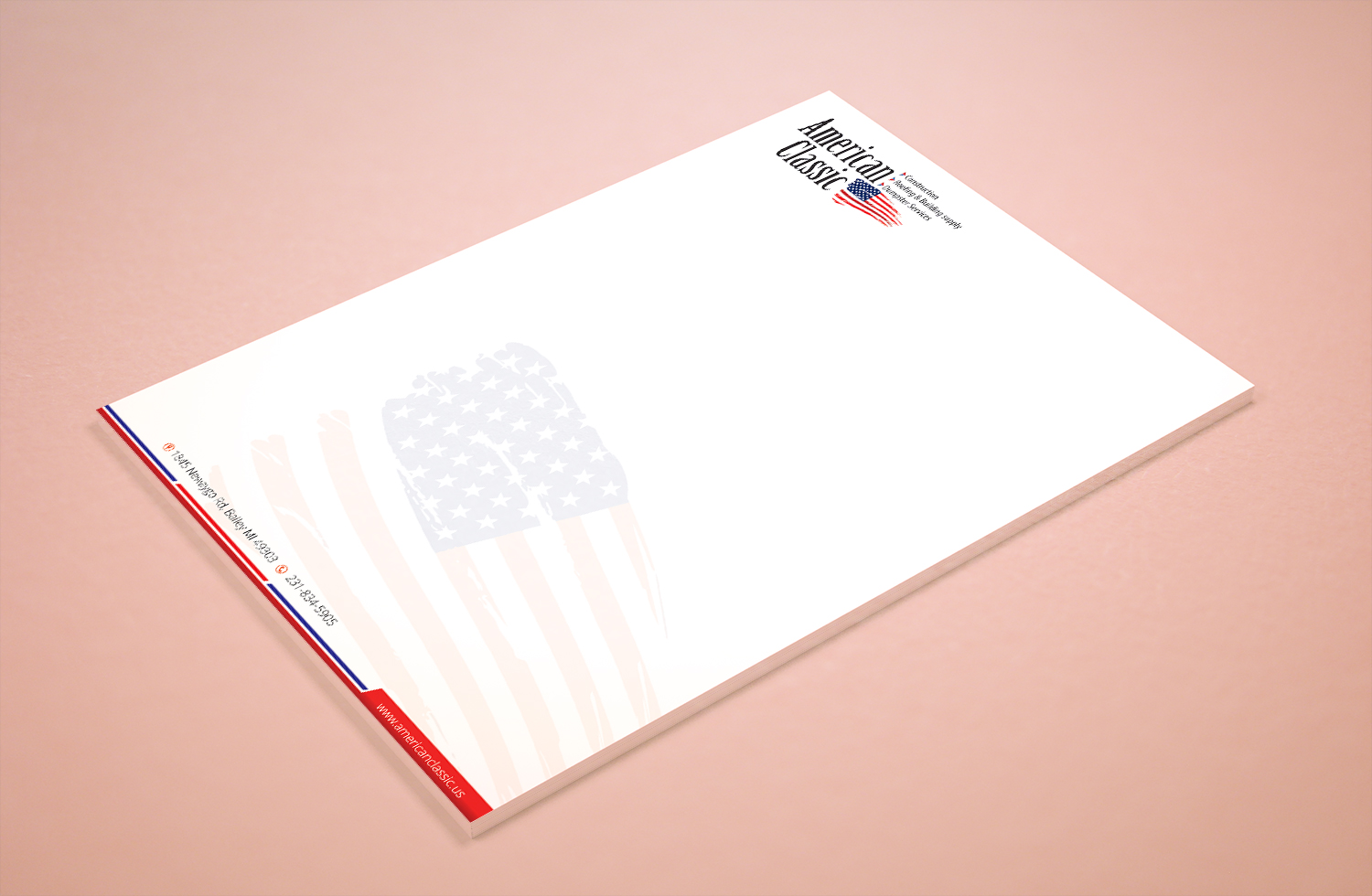 Stationery Design by Petter Goms for American Classic | Design #13411924
