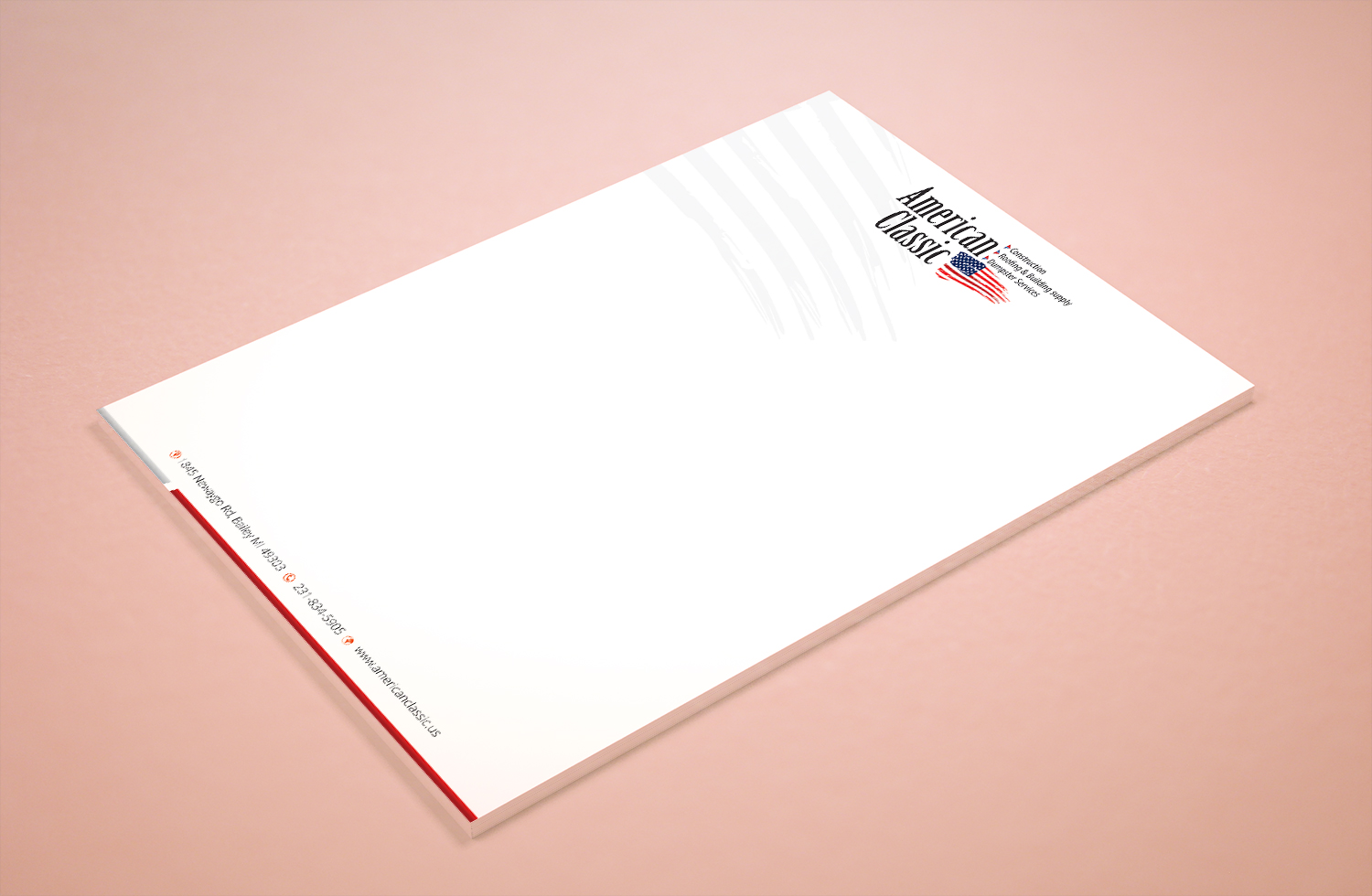 Stationery Design by Petter Goms for American Classic | Design #13412341