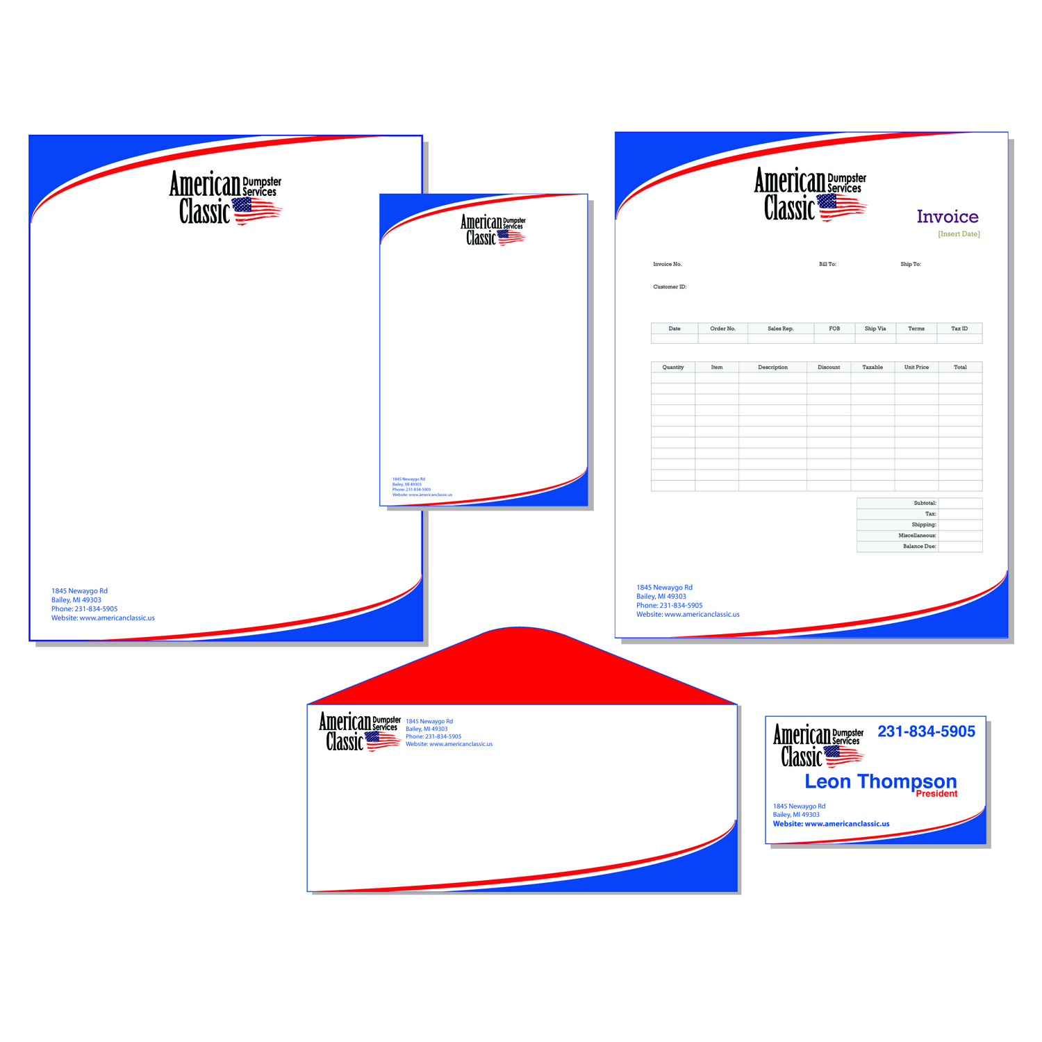 Stationery Design by dgamlem for American Classic | Design #13490925