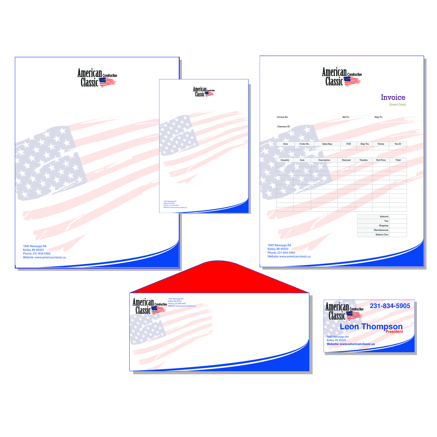 Stationery Design by dgamlem for American Classic | Design #13490929