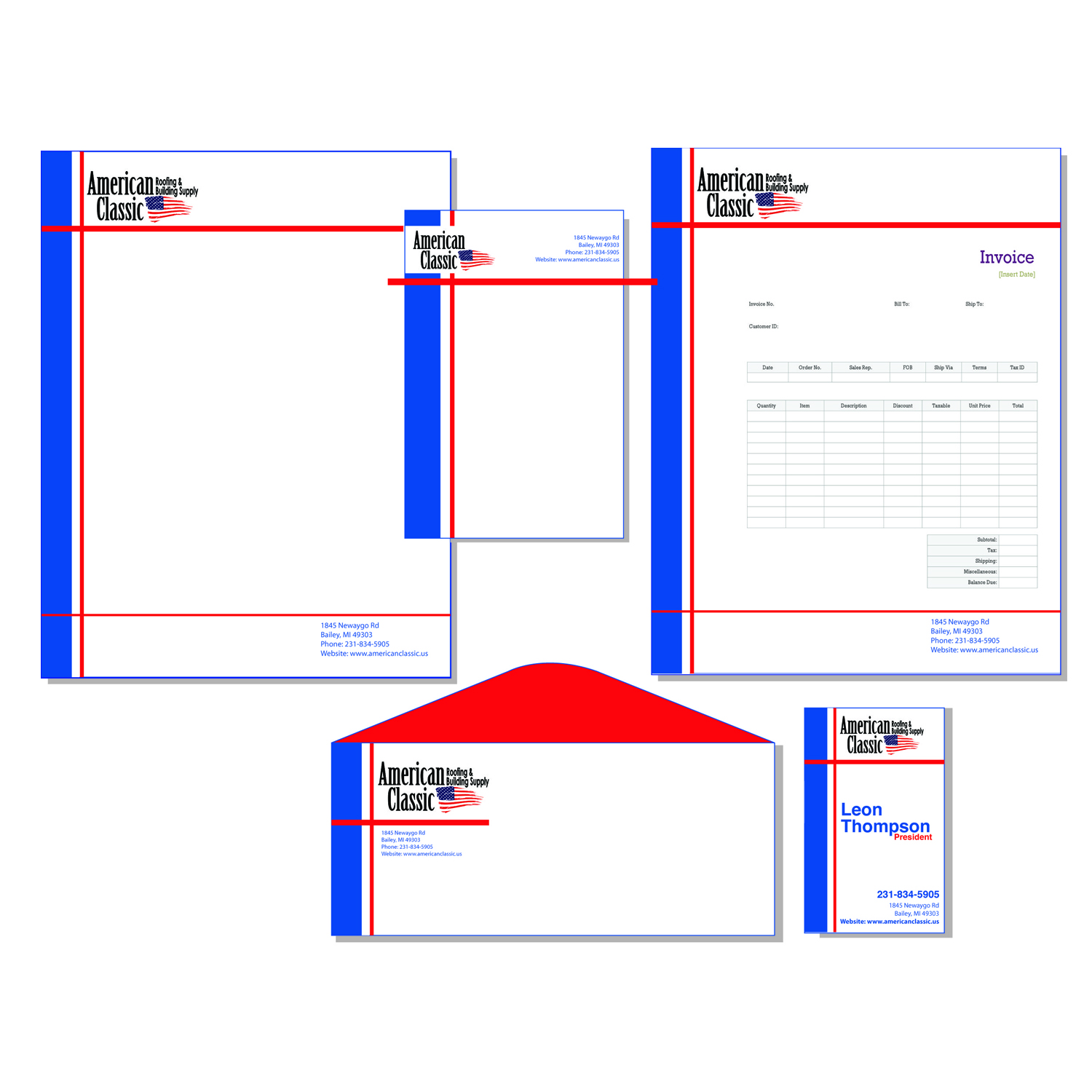 Stationery Design by dgamlem for American Classic | Design #13490930