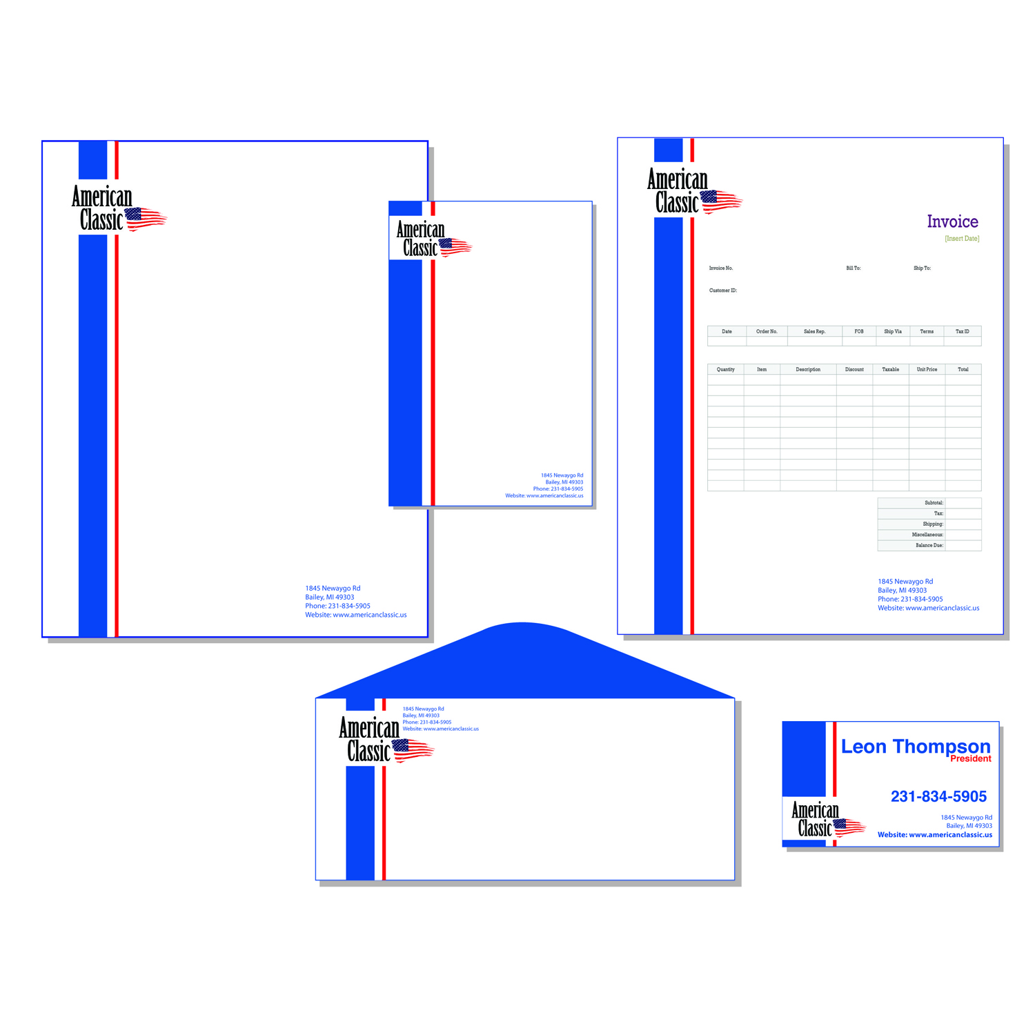 Stationery Design by dgamlem for American Classic | Design #13490932