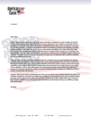 Stationery Design by afrazzinister for American Classic | Design #13471719