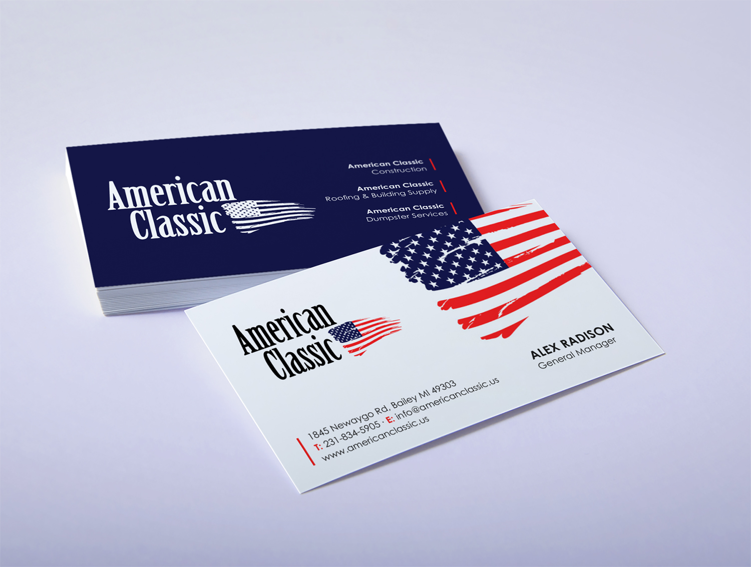 Stationery Design by logodentity for American Classic | Design #13396286