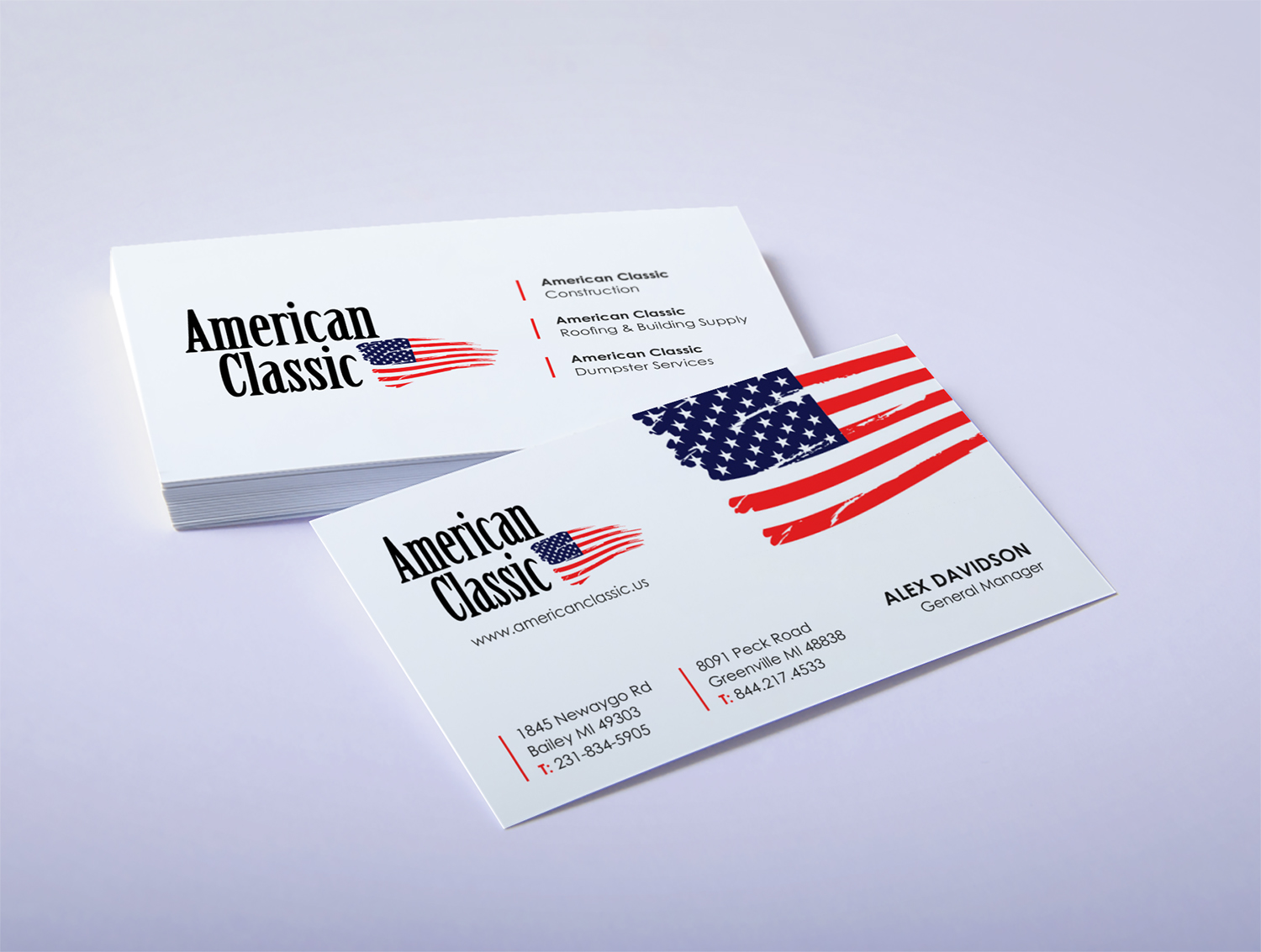 Stationery Design by logodentity for American Classic | Design #13403887
