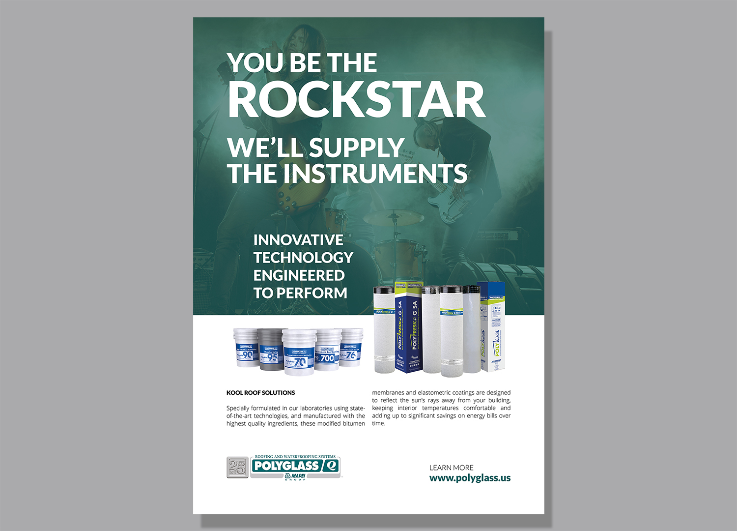 Design Publicitaire par Boss Designs pour Polyglass USA, Inc. | Design #13411208