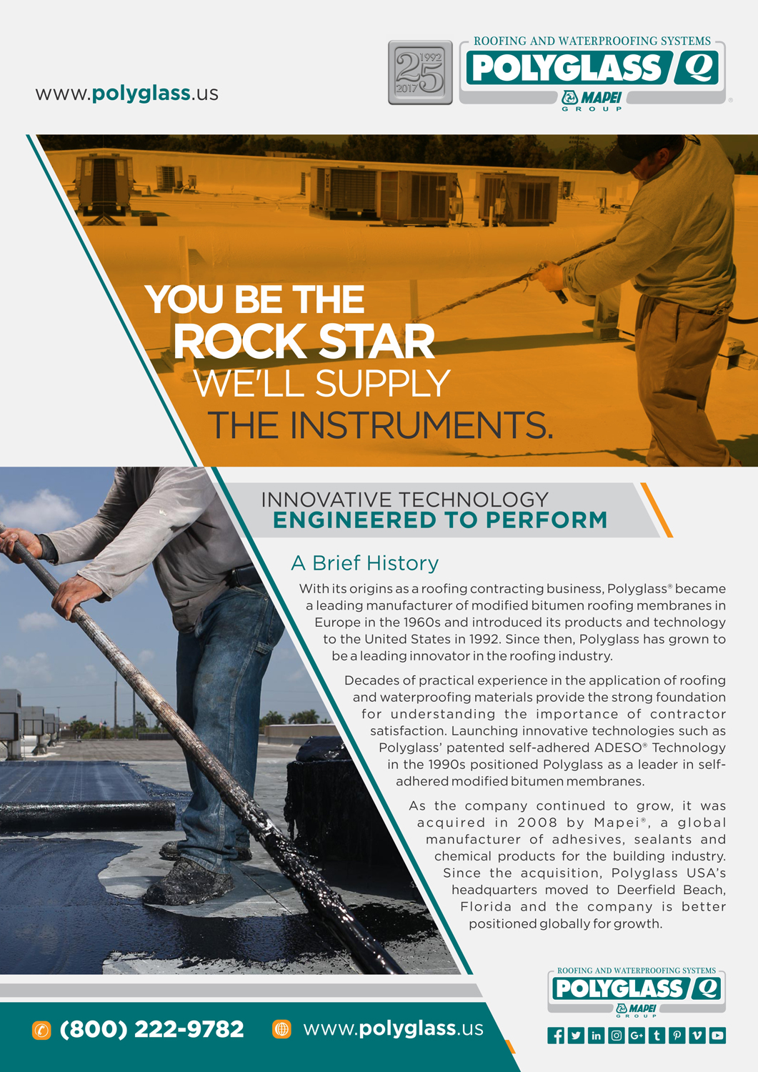 Advertisement Design by Marketing Wings for Polyglass USA, Inc. | Design #13413129