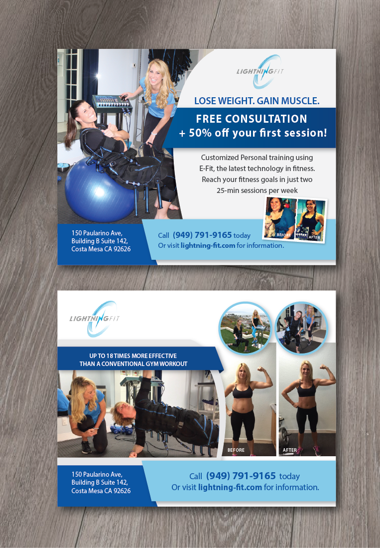 Diseño de Postal por alex989 para Lightning Fit | Diseño #13421889