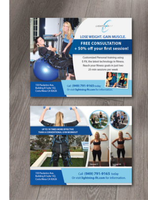 Diseño de Postal por alex989 para Lightning Fit | Diseño: #13427674