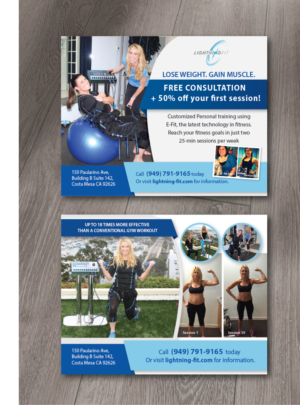 Diseño de Postal por alex989 para Lightning Fit | Diseño: #13427675
