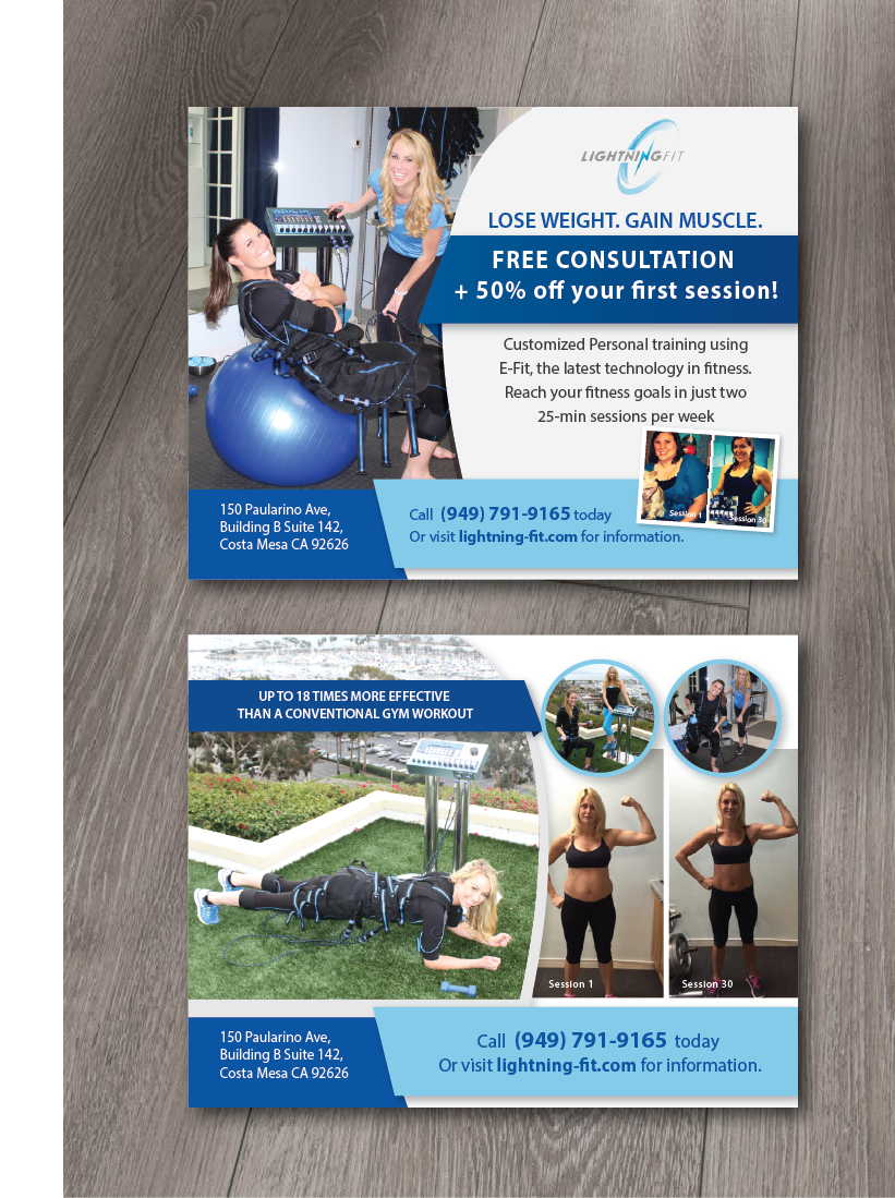 Diseño de Postal por alex989 para Lightning Fit | Diseño #13427712
