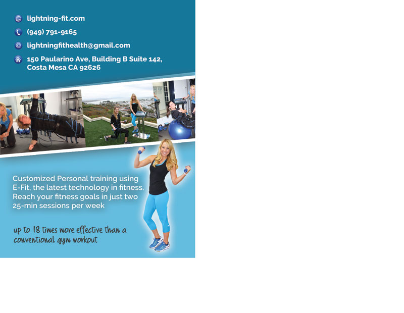 Postcard Design by alessandroevge for Lightning Fit | Design #13427563