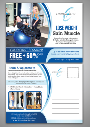 Diseño de Postal por debdesign para Lightning Fit | Diseño: #13421381