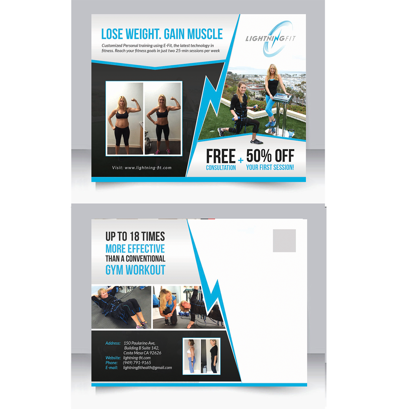 Diseño de Postal por debdesign para Lightning Fit | Diseño #13424344