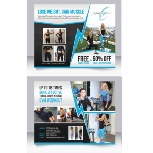 Diseño de Postal por debdesign para Lightning Fit | Diseño: #13436756