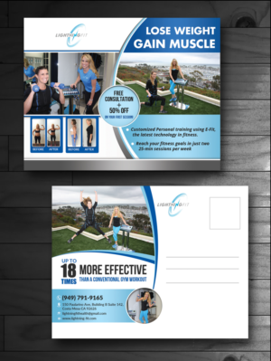 Business Postcard Design for Personal Training Company | Design de Carte Postale par innovative earth