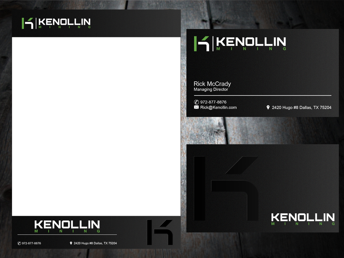 Letterhead Design by MT for Kenollin Mining | Design #2535588