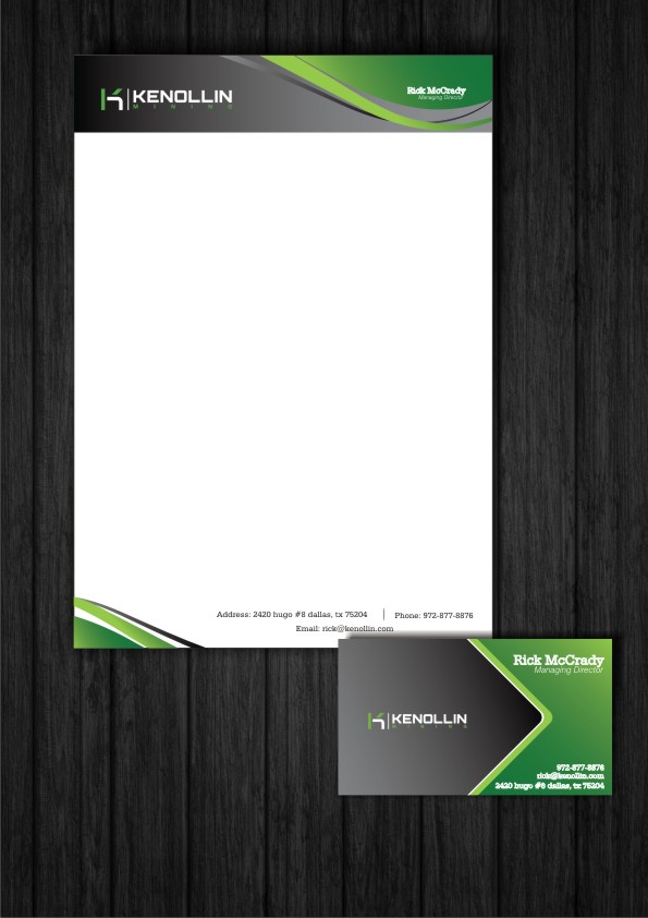 Letterhead Design by hema dhawan for Kenollin Mining | Design #2556902