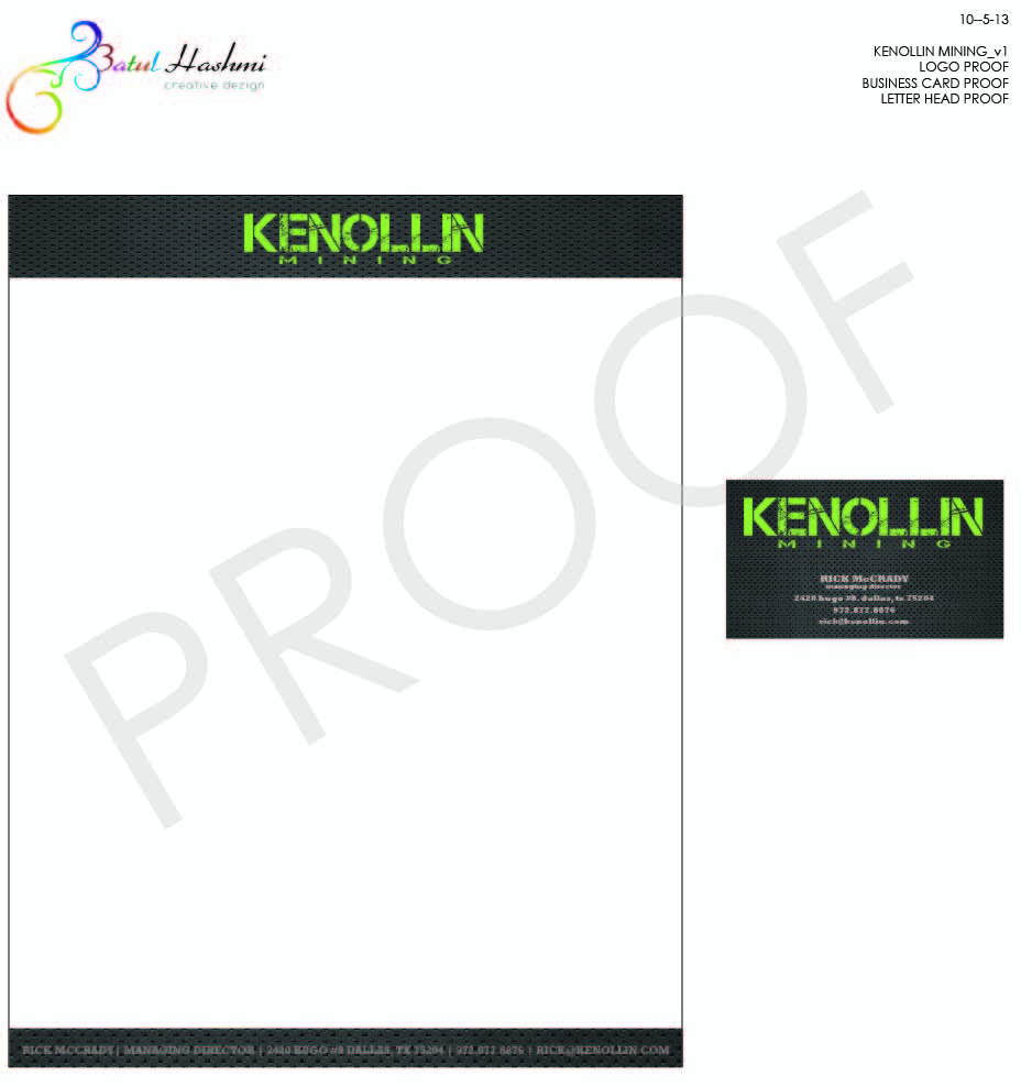 Design En-Tête par bHashmi pour Kenollin Mining | Design #2470722