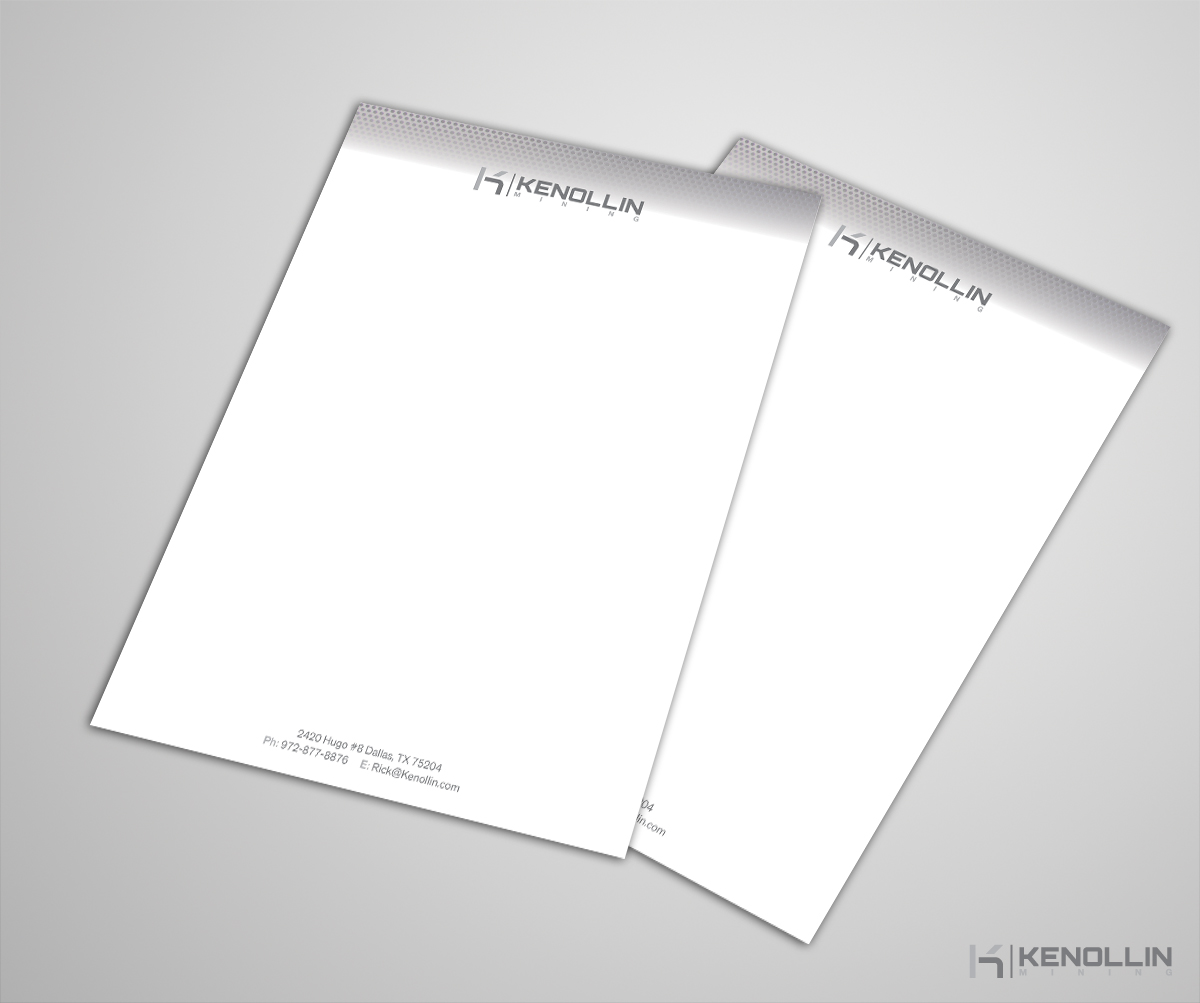 Briefkopf-Design von Viktorijan für Kenollin Mining | Design #2491260