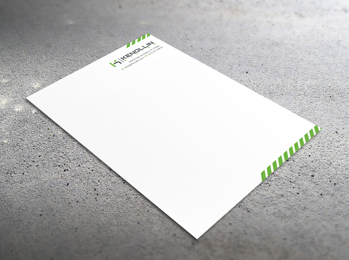 Letterhead Design by Viktorijan for Kenollin Mining | Design #2525137