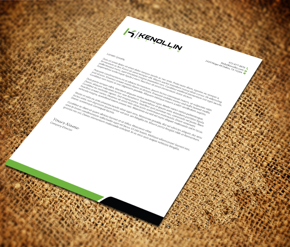 Design En-Tête par Sarmishtha Chattopadhyay_loginchange pour Kenollin Mining | Design #2470817