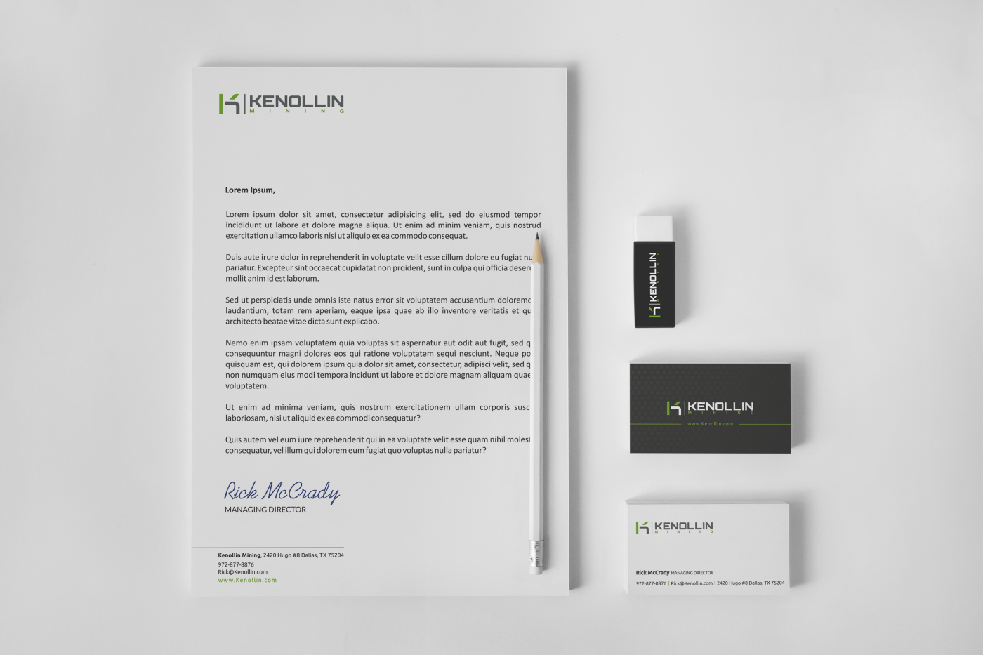 Letterhead Design by HYPdesign for Kenollin Mining | Design #2473948
