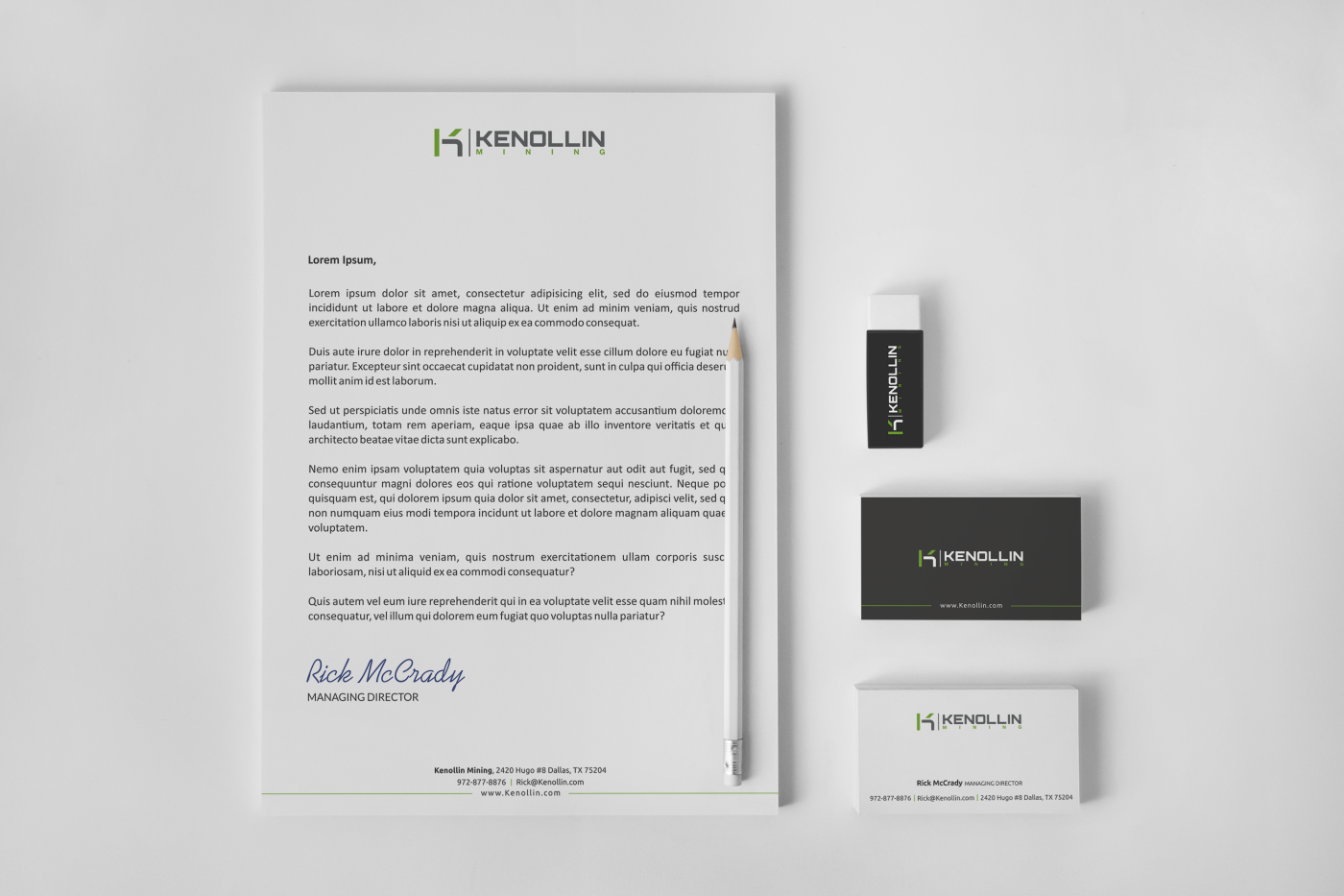Letterhead Design by HYPdesign for Kenollin Mining | Design #2473981