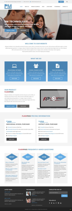Web Design by pb for this project | Design: #13416244