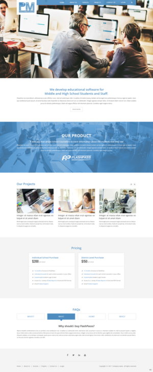 Web Design by pb for this project | Design: #13416248