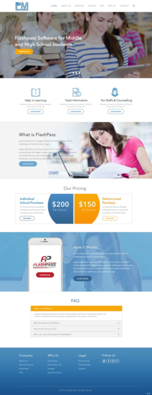 Web Design by pb for this project | Design: #13437814