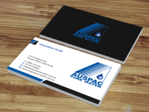 Business Card Design by Creations Box 2015 for Auspac Pure Water P/L | Design: #13402761