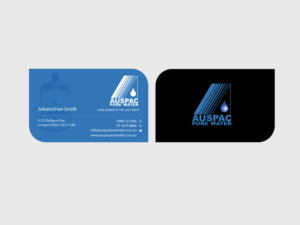 Business Card Design by Creations Box 2015 for Auspac Pure Water P/L | Design: #13403340