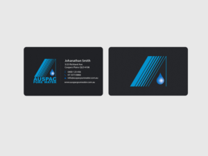 Business Card Design by Creations Box 2015 for Auspac Pure Water P/L | Design: #13403342