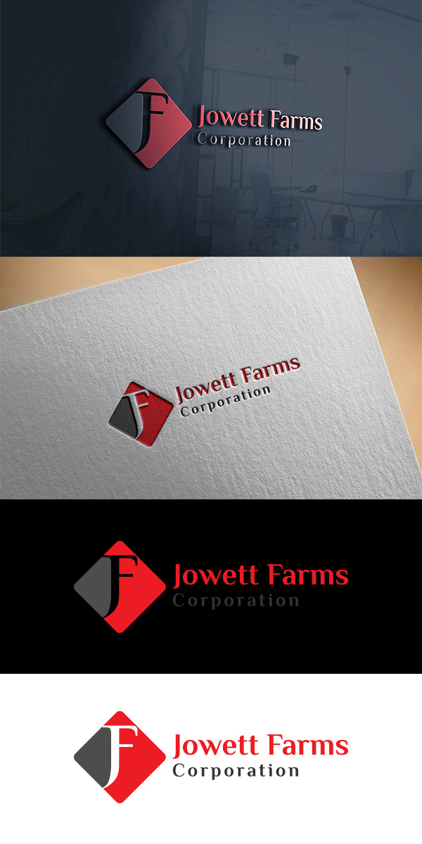 Logo Design by king solangi for Jowett Farms Corporation  | Design #13414206