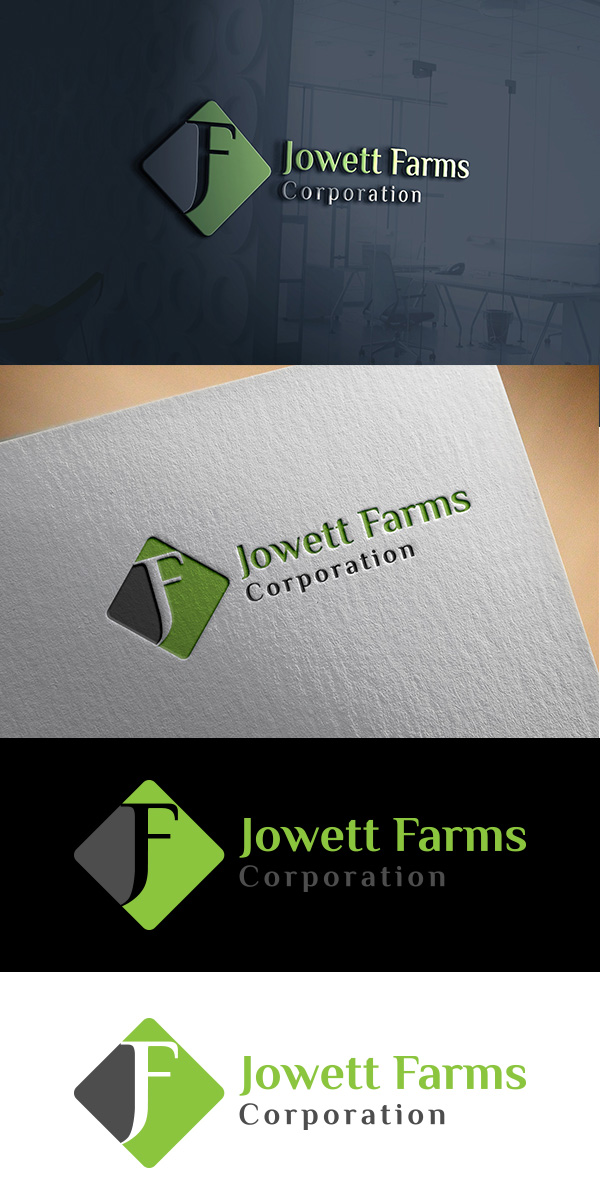 Logo Design by king solangi for Jowett Farms Corporation  | Design #13414207