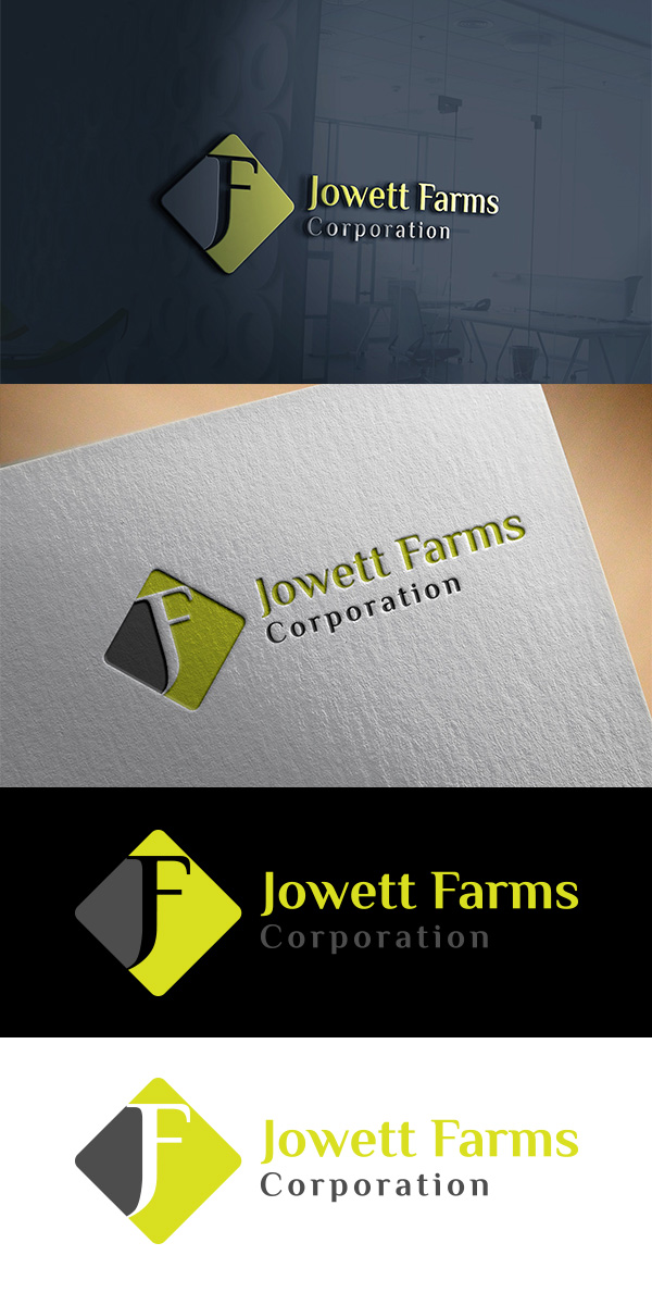 Logo Design by king solangi for Jowett Farms Corporation  | Design #13414208