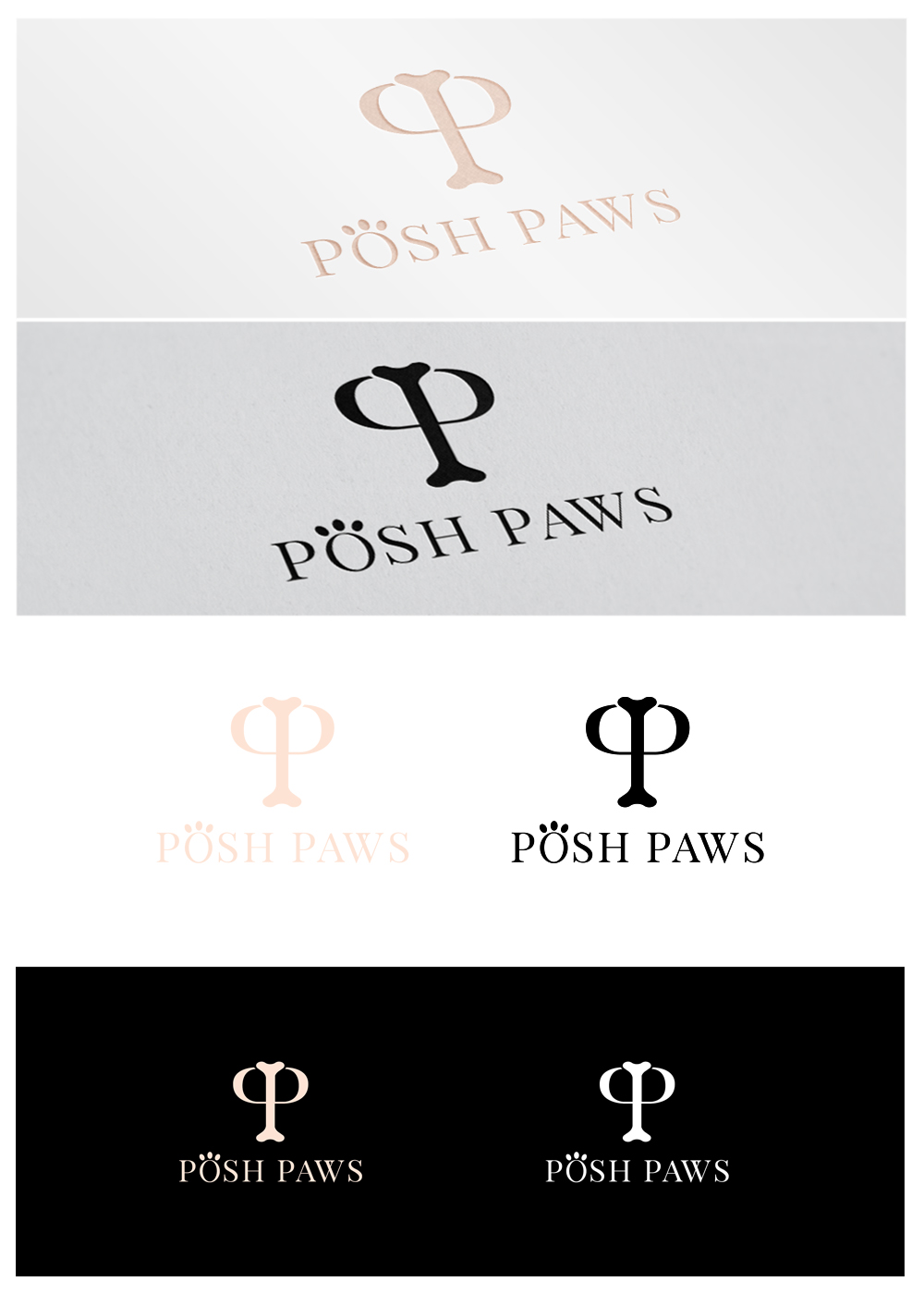 Logo Design by goranvisnjic82 for Posh Paws | Design #13418718