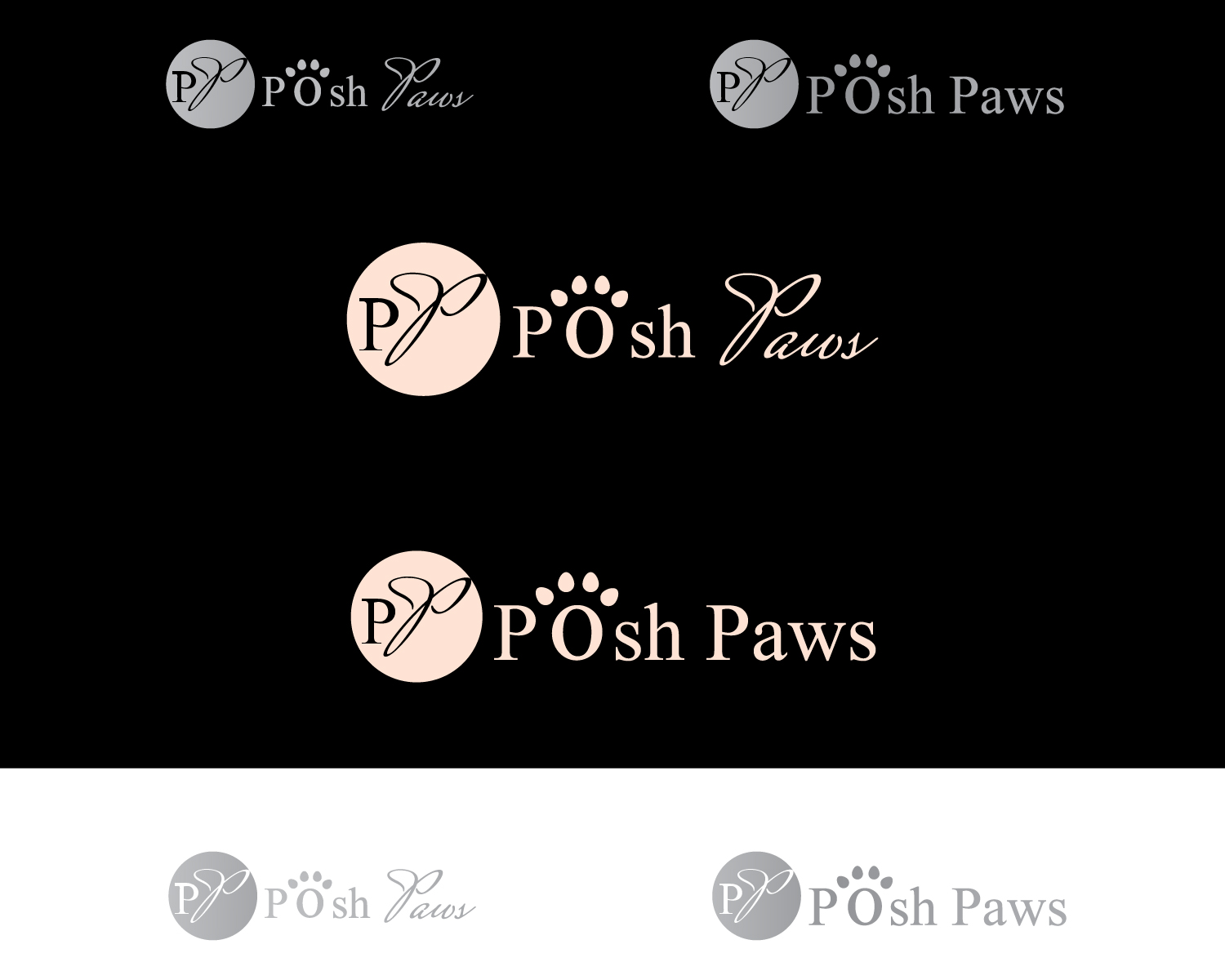 Logo Design by MAWBM for Posh Paws | Design #13427429