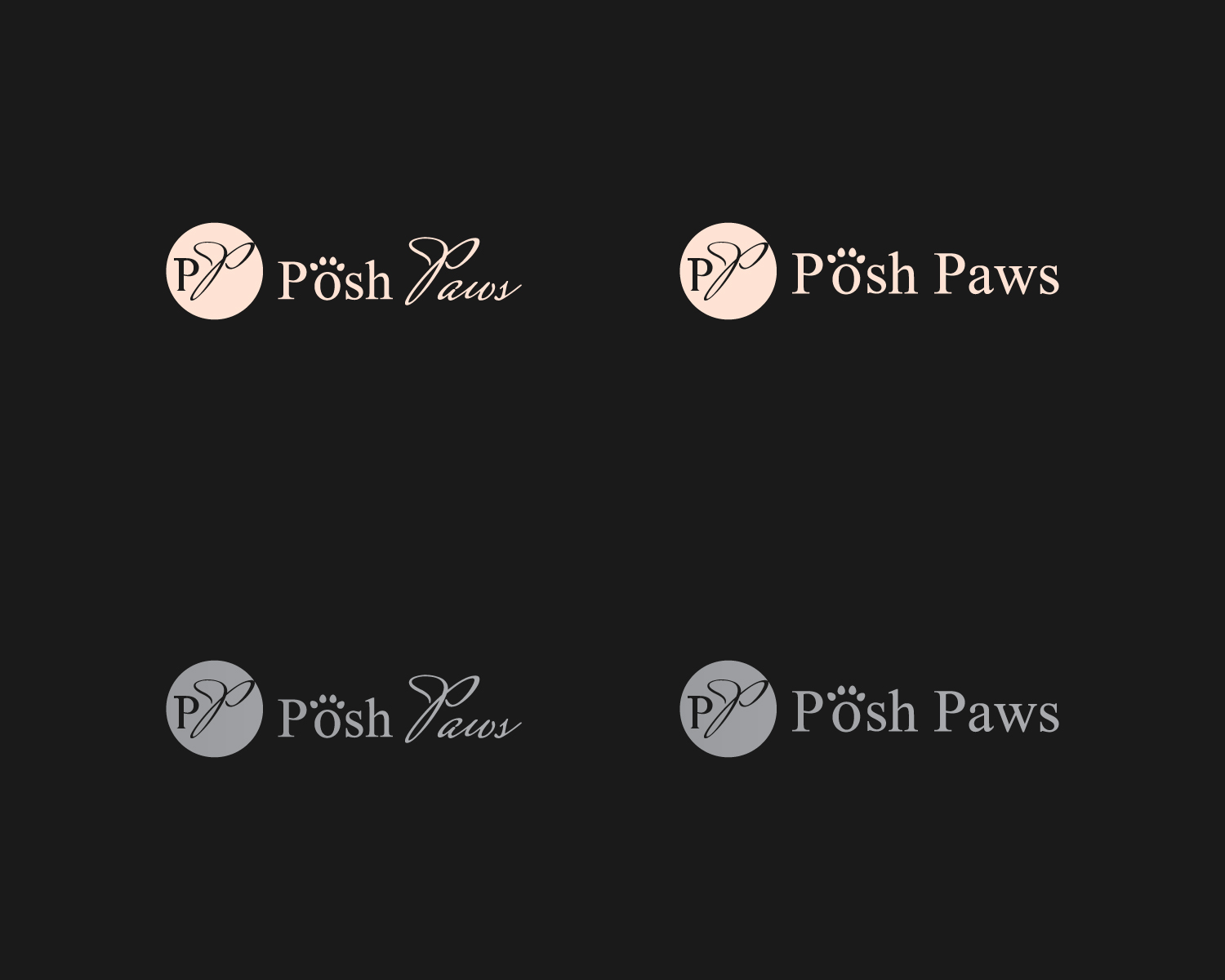Logo Design by MAWBM for Posh Paws | Design #13472293