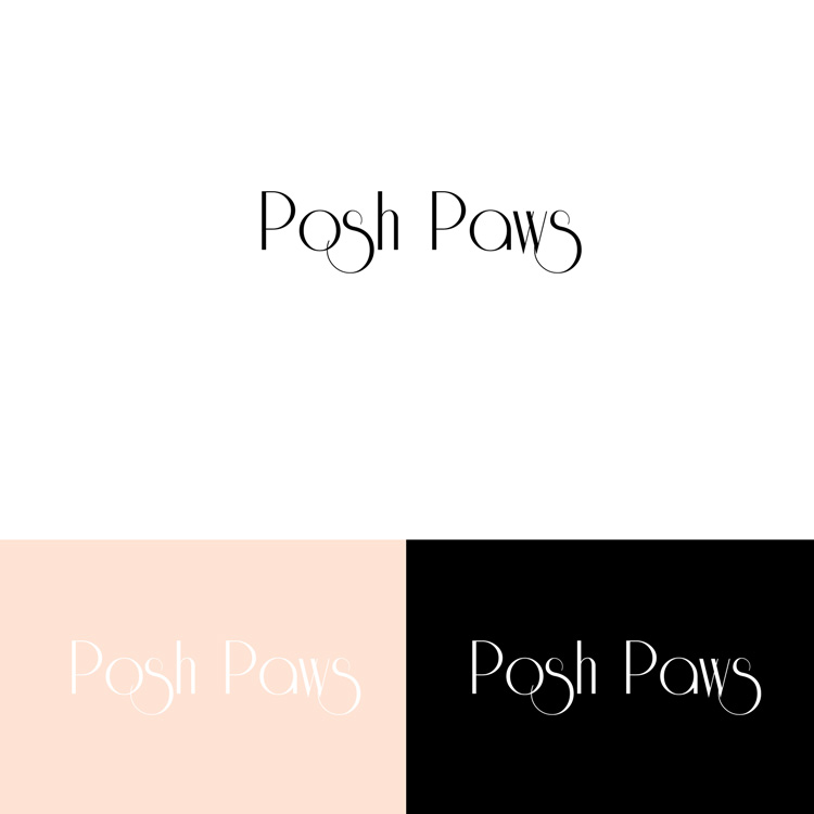 Logo-Design von DesignDUO für Posh Paws | Design #13455425